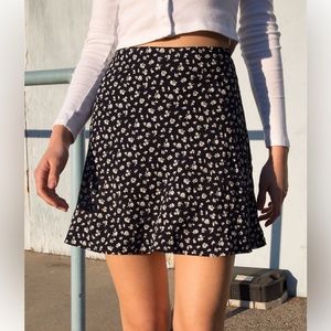 Brandy Melville floral wrap around skirt